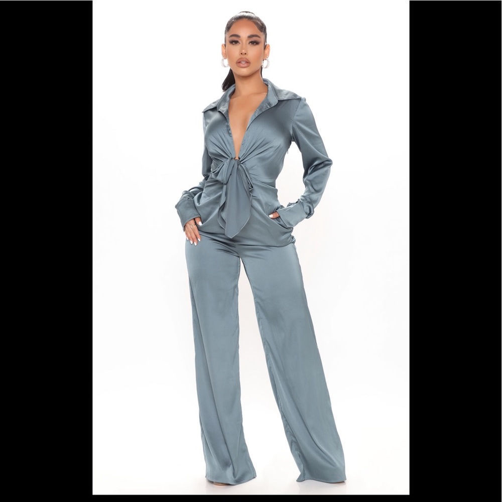 Satin jumpsuit